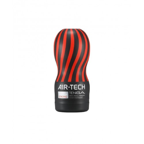 TENGA Air-Tech Cup Strong Black (Siyah) | Yoğun Hava Akışlı Mastürbasyon Kapsülü