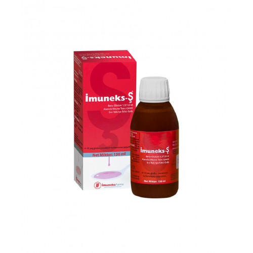 İmuneks-Ş 150 ml | Çocuklara Özel Bağışıklık Sistemini Desteklemeye Yardımcı Sıvı Takviye Edici Gıda