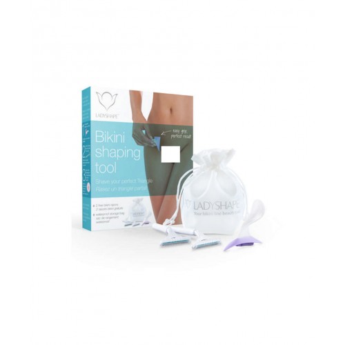 Ladyshape Bikini Şekillendirme Aracı - Üçgen | Tıraş Sırasında Hassas Bölgelerde İstenilen Şekli Kolayca Oluşturmaya Yardımcı Şekillendirici