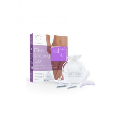 Ladyshape Bikini Şekillendirme Aracı - Brezilya | Tıraş Sırasında Hassas Bölgelerde İstenilen Şekli Kolayca Oluşturmaya Yardımcı Şekillendirici