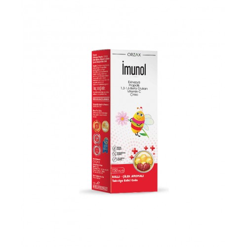 İmunol Şurup 150 ml | Bağışıklık Sistemini Desteklemeye ve Genel Sağlığı İyileştirmeye Yardımcı Takviye Edici Gıda