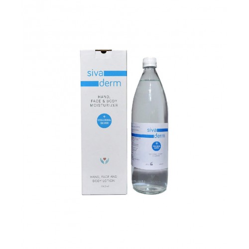 Siva Derm Kolloidal Gümüş Suyu 1000 Ml | Cilt Bakımında Kullanıma Uygun Nemlendirici Gümüş Suyu Losyonu