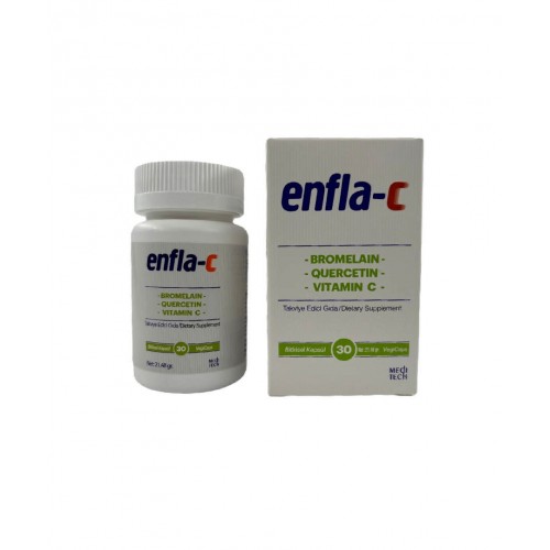 Enfla-C 30 Kapsül | Bağışıklık Sistemi Güçlendirmeye Yardımcı Takviye Edici Gıda