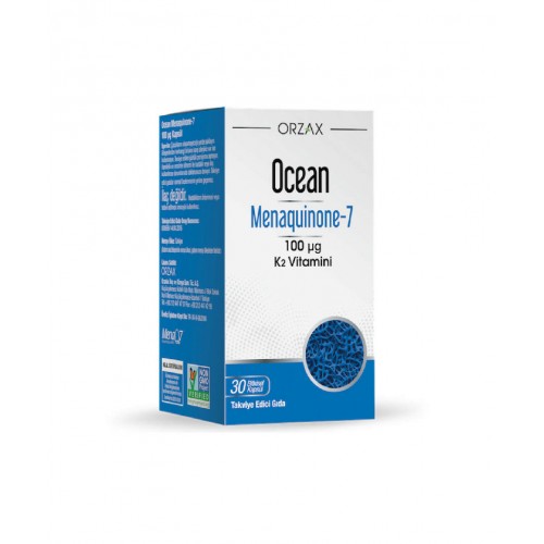 Ocean MK-7 30 Kapsül | Kemik Sağlığını Desteklemeye ve Bağışıklık Sistemini Güçlendirmeye Yardımcı Takviye Edici Gıda