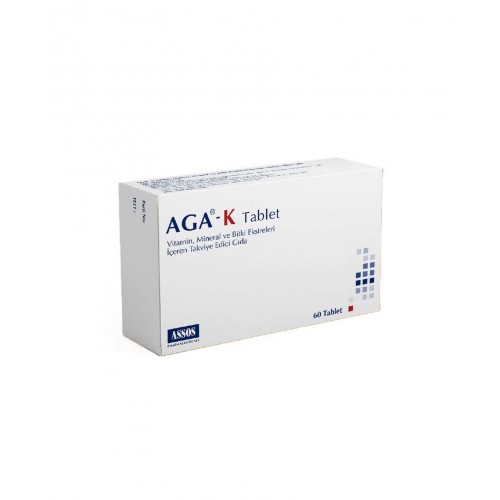 Aga-K 60 Tablet | Enerji Seviyelerinizi Artırmaya ve Bağışıklık Sisteminizi Güçlendirmeye Yardımcı Takviye Edici Gıda