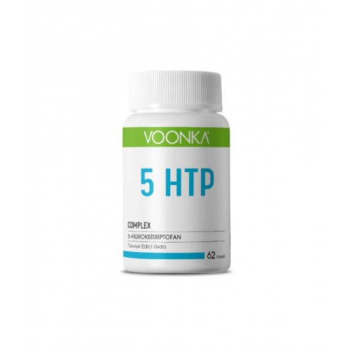 Voonka 5 HTP Complex 60 Kapsül | Ruh Halinizi Desteklemeye ve Genel Yaşam Kalitenizi Artırmaya Yardımcı Takviye Edici Gıda