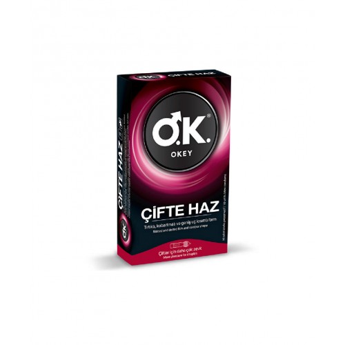 Okey Prezervatif Çifte Haz 10'lu