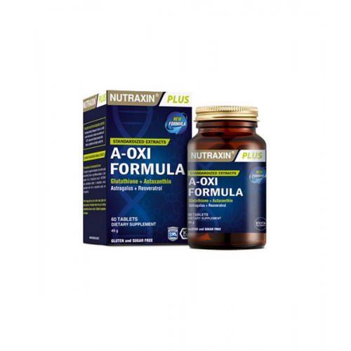 Nutraxin A-Oxi Formula 60 Kapsül | Çinko, C Vitamini ve Koenzim desteği Sağlayan Takviye Edici Gıda