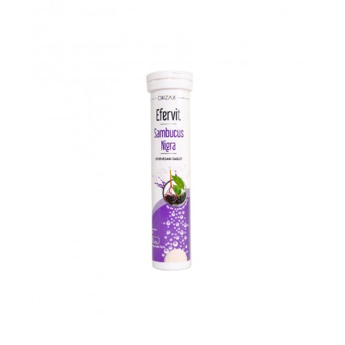 Efervit Sambucus Nigra 20 Efervesan Tablet | Bağışıklık Sistemini Desteklemeye Yardımcı Takviye Edici Gıda