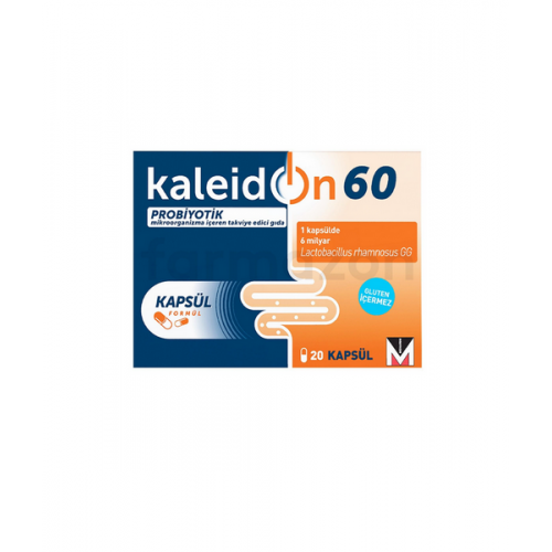 Kaleidon 60 mg 20 Kapsül | Zengin Probiyotik İçerikli Takviye Gıda