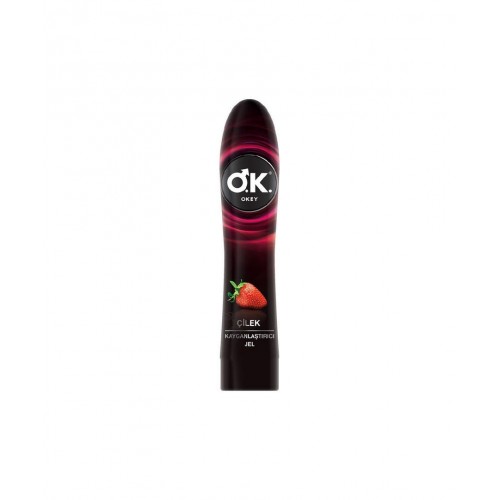 Okey Çilek Aromalı Kayganlaştırıcı Jel 100 ml