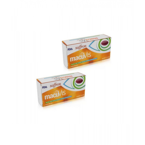 MacuVIS Saffron 30 Kapsül 2'li Paket | Sağlıklı Gözler İçin Balık Yağı İçerikli Takviye