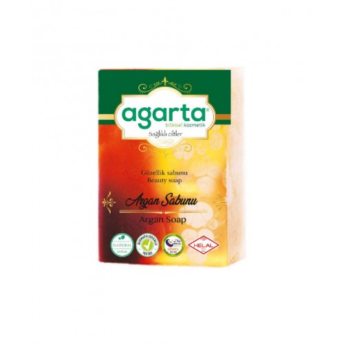 Agarta Argan El Yapımı Doğal Sabun | Nemlendiren ve Nazikçe Bakım Yapan Güzellik Sabunu