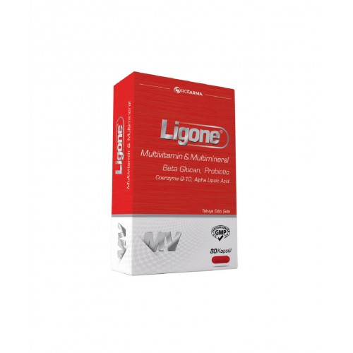 Ligone Beta Glucan Multivitamin 30 Kapsül | Zindeliğinizi Artırmaya ve Bağışıklık Sistemini Desteklemeye Yardımcı Takviye Edici Gıda