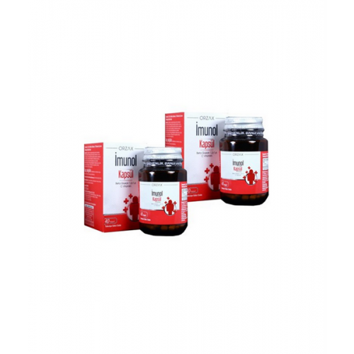 İmunol 40 Kapsül 2'li Paket | Bağışıklık Sistemini Güçlendiren Takviye Edici