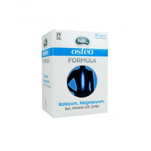 NBL Osteo Formula 90 Tablet | Kemik Dokusunun Güçlenmesine ve Eklem Sağlığının Korunmasına Yardımcı Takviye Edici Gıda