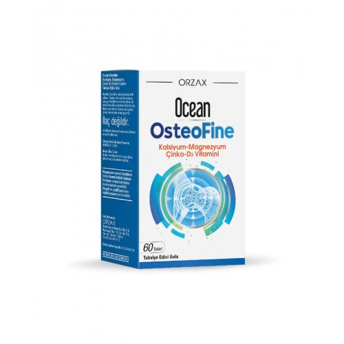 Ocean OsteoFine 60 Tablet | Kemik Yapısının Güçlenmesine Yardımcı Takviye Edici Gıda