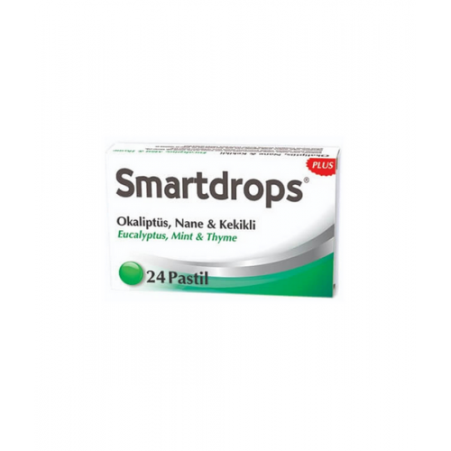 Smartdrops Okaliptuslu, Naneli ve Kekikli Pastil | Kekik Nane Yağı Okaliptus İçeren Pastil