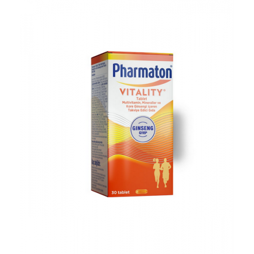 Pharmaton Vitality 30 Tablet | Multivitamin, Mineral ve Ginseng G115 İçerikli Gıda Takviyesi