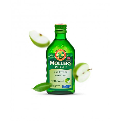 Möller's Balık Yağı Şurubu | Doğal Elma Aromalı 250 ml