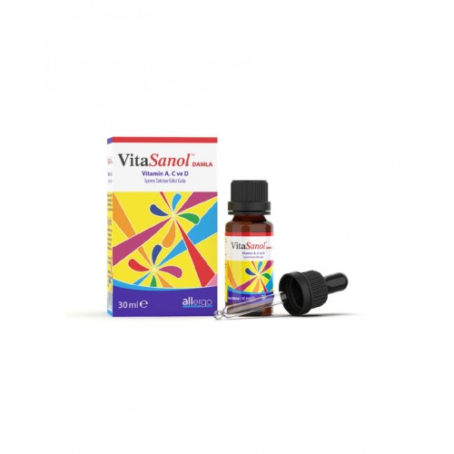 VitaSanol ACD3 Damla 30 ml | Bağışıklık Sistemini Güçlendirmeye, Enerji Seviyelerini Artırmaya ve Genel Sağlık Durumunu İyileştirmeye Yardımcı Takviye Edici Gıda