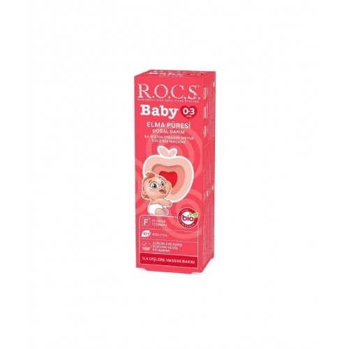ROCS Baby 0-3 Yaş Diş Macunu 35 ml | Elma Püresi