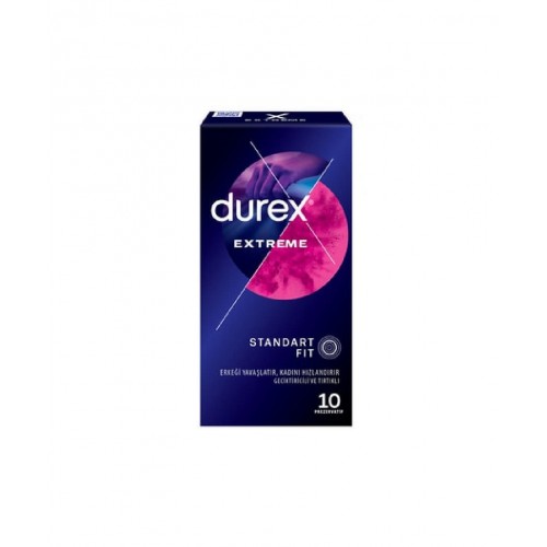 Durex Extreme Geciktiricili ve Tırtıklı Prezervatif 10'lu