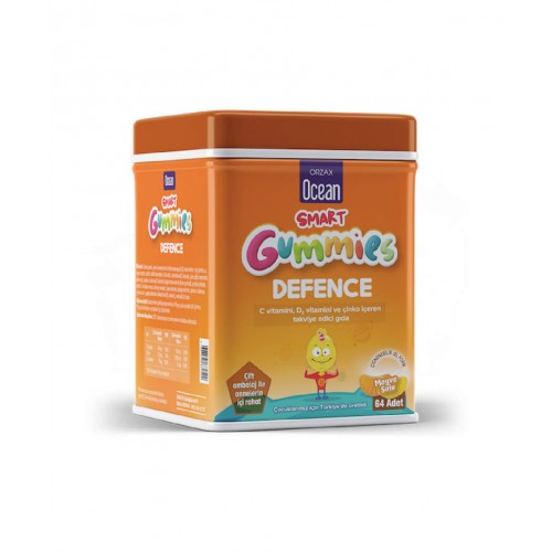 Ocean Smart Gummies Defence 60 Çiğnenebilir Jel Form | Çocuklara Özel Bağışıklık Sistemi Destekleyici Takviye Edici Gıda