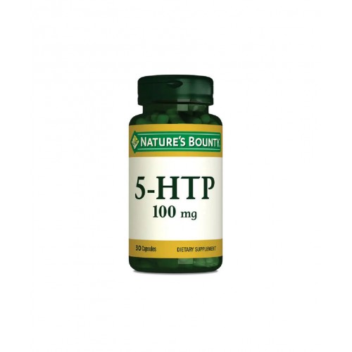 Nature's Bounty 5-Htp 100 mg 30 Kapsül | Vücutta Serotonin Üretimine Katkıda Bulunarak Ruh Halini Desteklemeye Yardımcı Takviye Edici Gıda