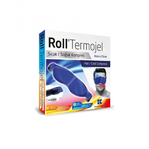 Roll Termojel Sıcak / Soğuk Kompres | Göz - Alın Bölgesinde Kullanıma Uygun Rahatlatıcı Sıcak veya Soğuk Tedavi