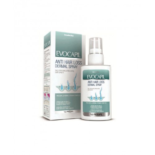 Evocapil Anti Hair Loss Sprey 60 ml | Saç Dökülmesine Karşı Etkili, Güçlendirici Saç Spreyi