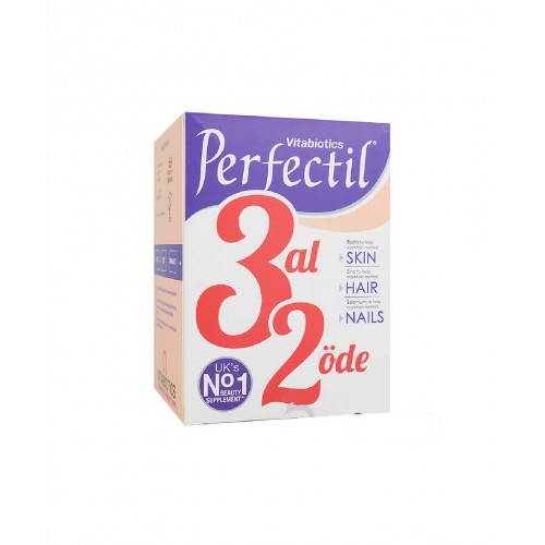 Perfectil 30 Tablet 3 Al 2 Öde | Cilt, Saç ve Tırnak Sağlığını Destekleyen Takviye Edici Gıda