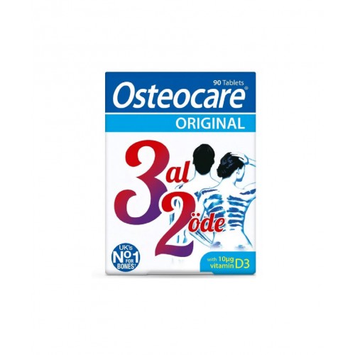 Osteocare 90 Tablet 3 Al 2 Öde | Kemiklerin Güçlenmesine Yardımcı Takviye Edici Gıda