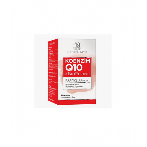Naturalnest Koenzim Q10 100 mg 30 Kapsül | Enerji Desteği Sağlayan Takviye Gıda