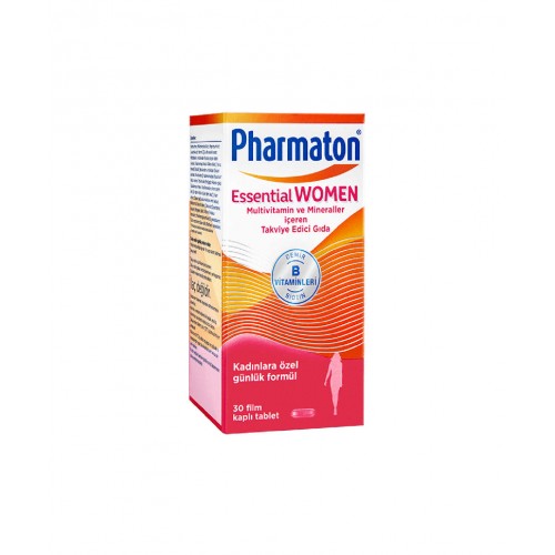 Pharmaton Essential WOMEN 30 Tablet | Kadınlara Özel Bağışıklık Sistemi Destekleyici Takviye Edici Gıda