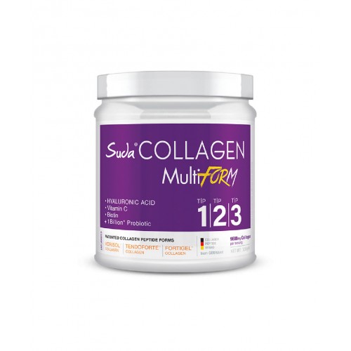 Suda Collagen MultiFORM 300 g | Cilt, Eklem, Saç ve Tırnak Sağlığı Destekleyen Kolajen Takviyesi