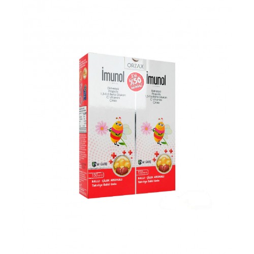 İmunol 150 ml 2'li Paket | Vücudunuzun Savunma Mekanizmasını Güçlendiren ve Genel Yaşam Kalitenizi Artıran Takviye Edici Gıda