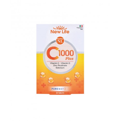 New Life C 1000 Plus 30 Tablet | Bağışıklık Sisteminizi Güçlendirmeye Yardımcı Takviye Edici Gıda