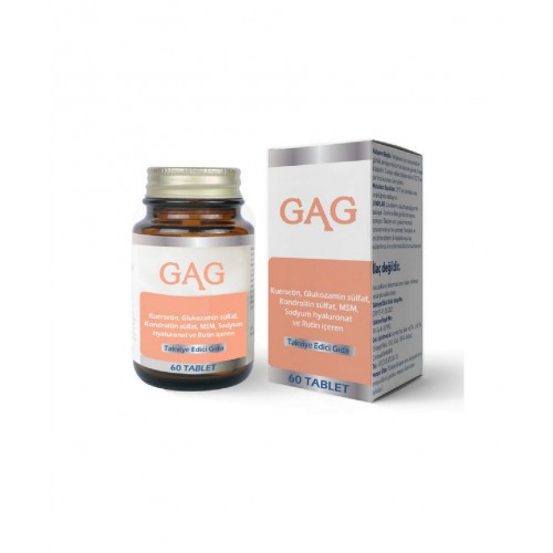 GAG 60 Tablet | Eklem Sağlığını Destekleyen ve Vücut Fonksiyonlarını Optimize Etmeye Yardımcı Takviye Edici Gıda