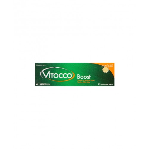 Vitocco Vitamin ve Mineral Kompleksi 15 Efervesan Tablet | Enerji Seviyenizi Artırmaya, Bağışıklık Sisteminizi Desteklemeye ve Genel Sağlığınızı İyileştirmeye Yardımcı Takviye Edici Gıda