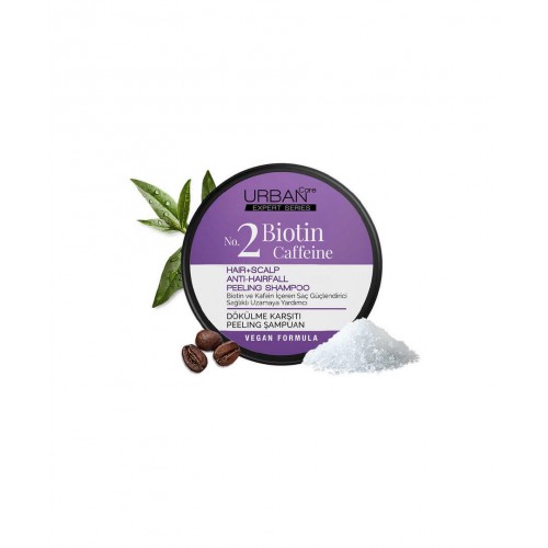 Urban Care Expert Serisi Biotin & Kafein Peeling Şampuan 200 g | Peeling Etkili Saç Derisini Derinlemesine Temizleyen Arındırıcı Bakım