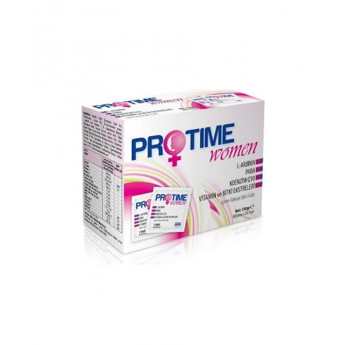 Protime Women 30 Saşe | Kadınlara Özel Enerji Artırmaya ve Genel Sağlığı Desteklemeye Yardımcı Takviye Edici Gıda