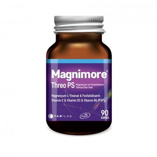 Magnimore Threo PS 90 Kapsül | Enerji Seviyelerini Artırmaya, Zihinsel Performansı Desteklemeye ve Bağışıklık Sistemini Güçlendirmeye Yardımcı Takviye Edici Gıda