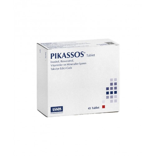 Pikassos 45 Tablet | Stresle Başa Çıkmanıza Yardımcı Takviye Edici Gıda
