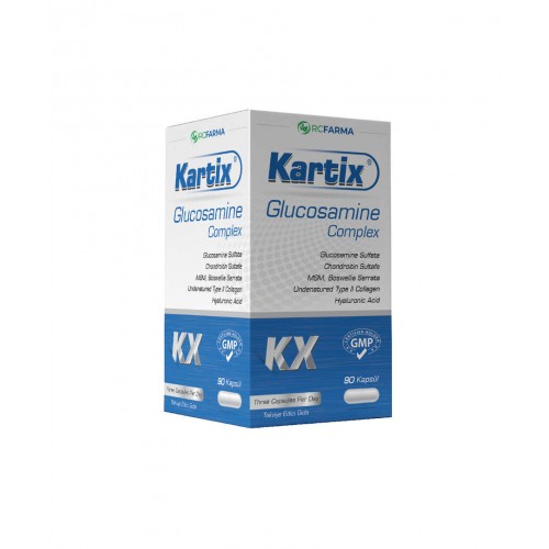 Kartix Glucosamine Complex 90 Kapsül | Eklem Hareketliliğini Artırmaya ve Eklem Ağrılarını Azaltmaya Yardımcı Takviye Edici Gıda