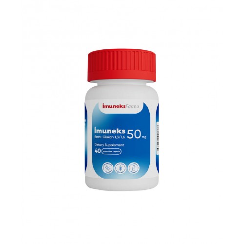 İmuneks 50 mg 40 Kapsül | Bağışıklık Sistemini Desteklemeye Yardımcı Takviye Edici Gıda