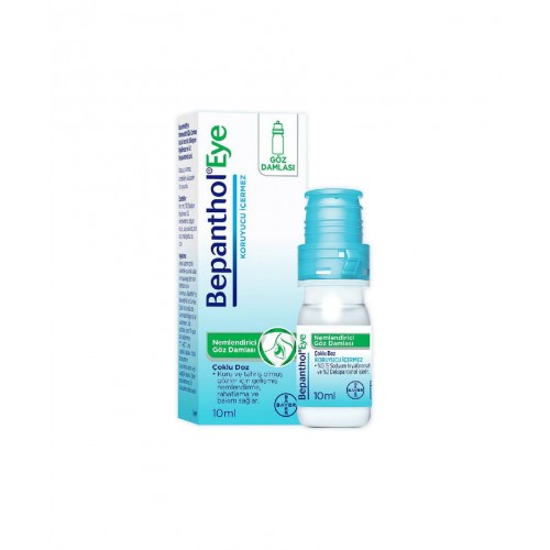 Bepanthol Eye Nemlendirici Göz Damlası 10 ml | Göz Kuruluğu, Tahriş ve Rahatsızlık Hissini Azaltmaya Yardımcı Göz Damlası