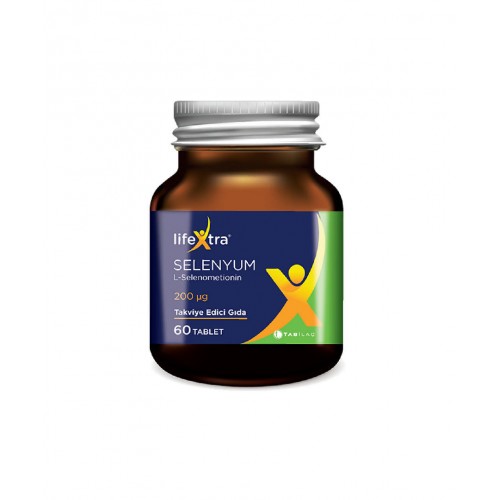 LifeXtra Selenyum 60 Tablet | Genel Sağlığı İyileştirmeye Yardımcı Takviye Edici Gıda