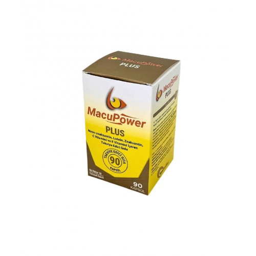 MacuPower Plus 90 Kapsül | Göz Sağlığını Desteklemeye ve Görme Fonksiyonlarını Güçlendirmeye Yardımcı Takviye Edici Gıda