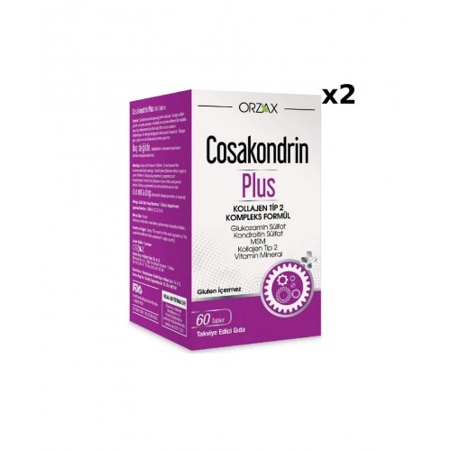 Cosakondrin Plus 60   60 Tablet Avantajlı Paket | Cildinizin, Saçlarınızın ve Tırnaklarınızın Sağlığını Desteklemeye Yardımcı Takviye Edici Gıda